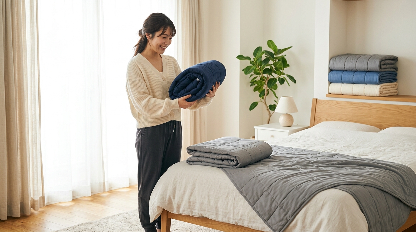 ハグラビ(hagravi)は布団？毛布との違いと使い方を解説