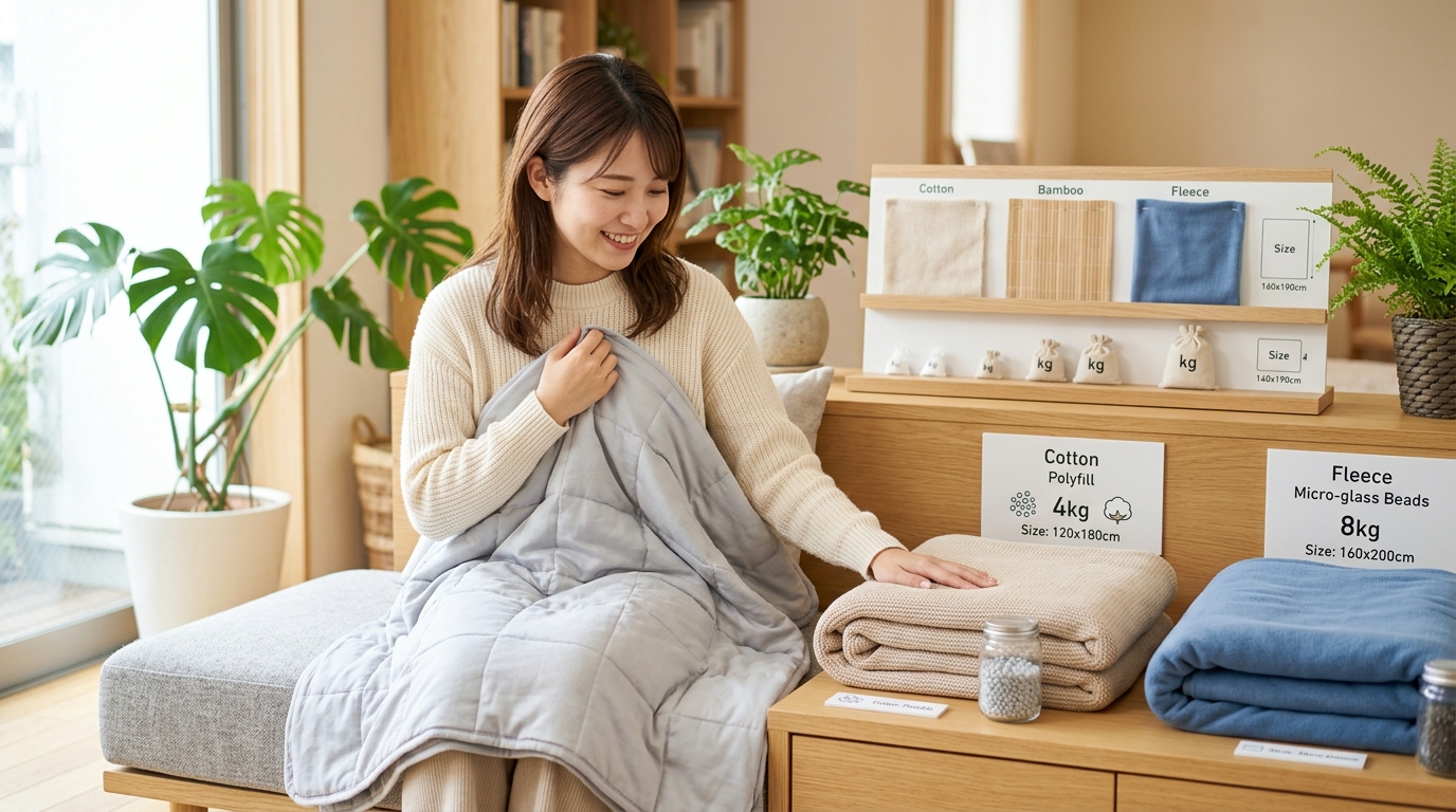 加重ブランケットとは？特徴や選び方、使う際の注意点を解説