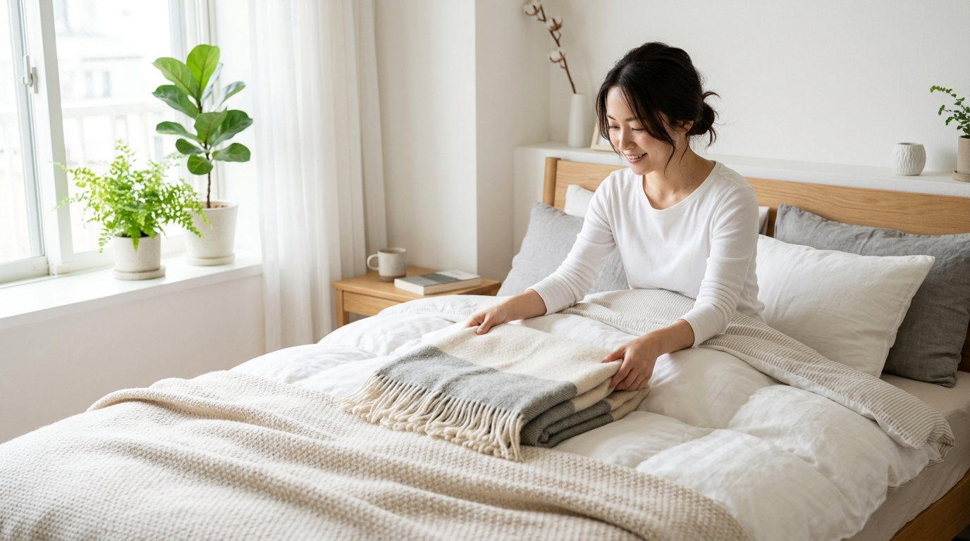 軽い布団が物足りないのはなぜ？ほどよい重さで眠る工夫と選び方