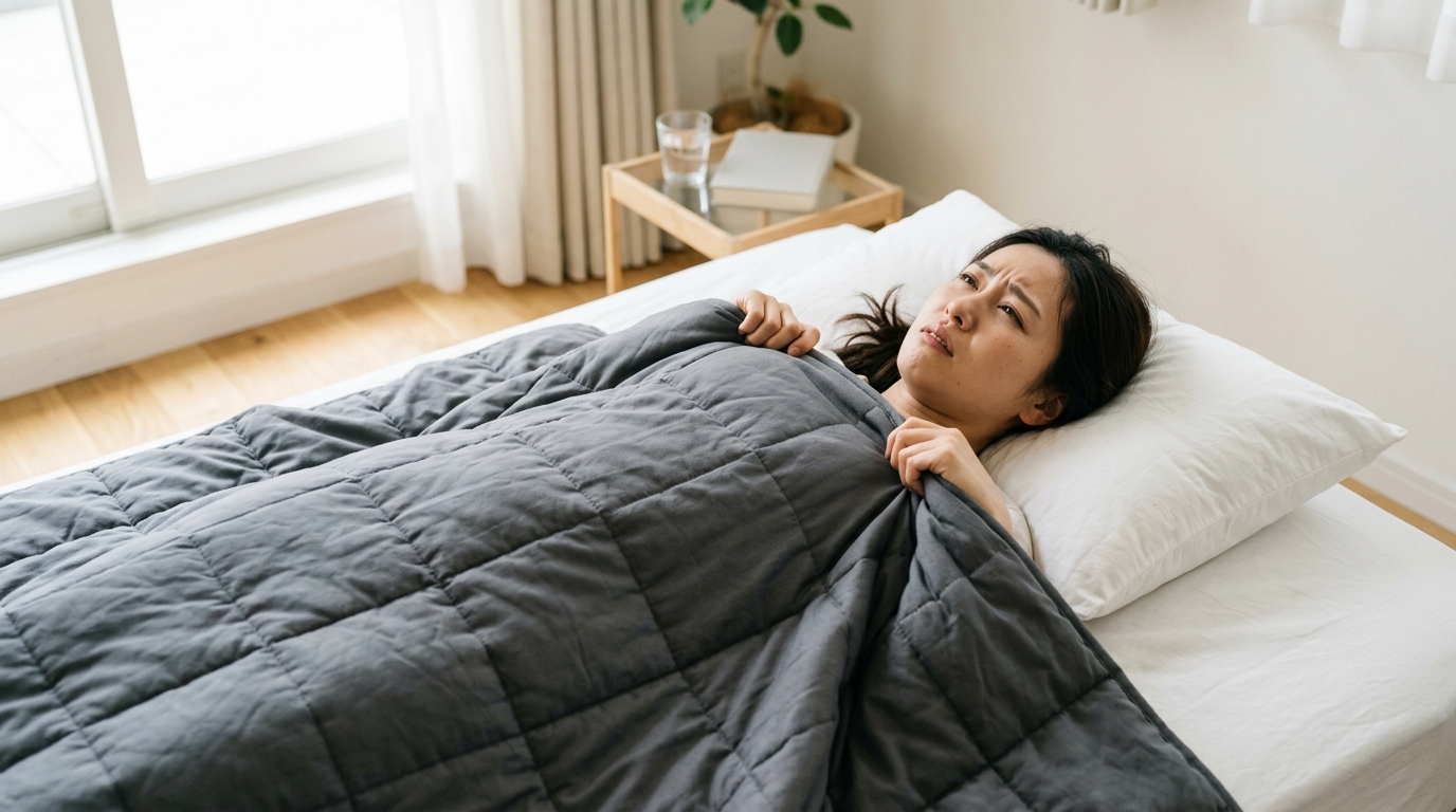 加重ブランケットで寝苦しい原因は？快適に使うための選び方と対策