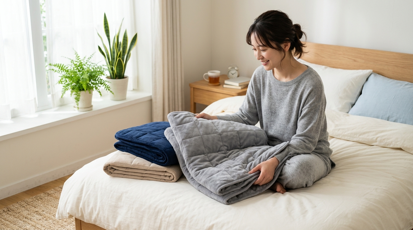 加重ブランケットで寝苦しい原因は？快適に使うための選び方と対策