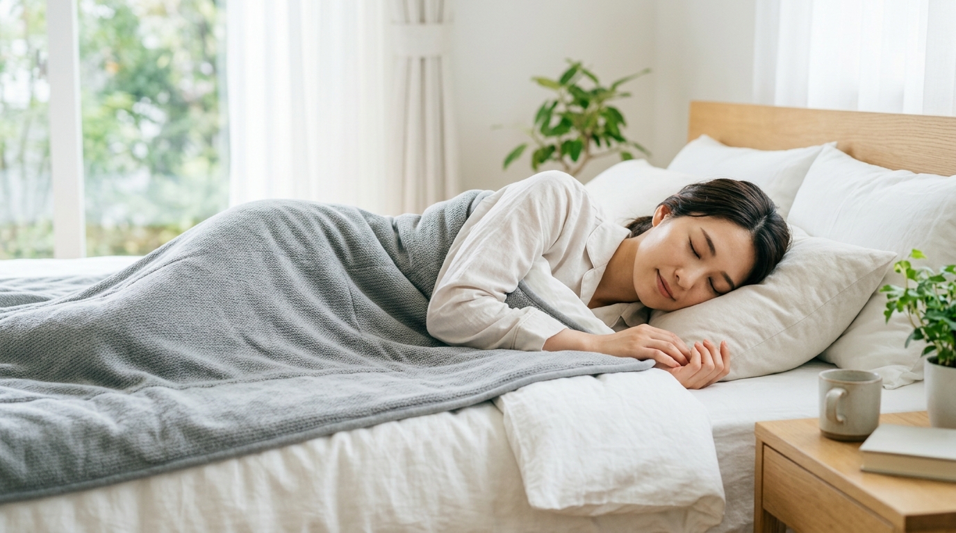 加重ブランケットで寝苦しい原因は？快適に使うための選び方と対策