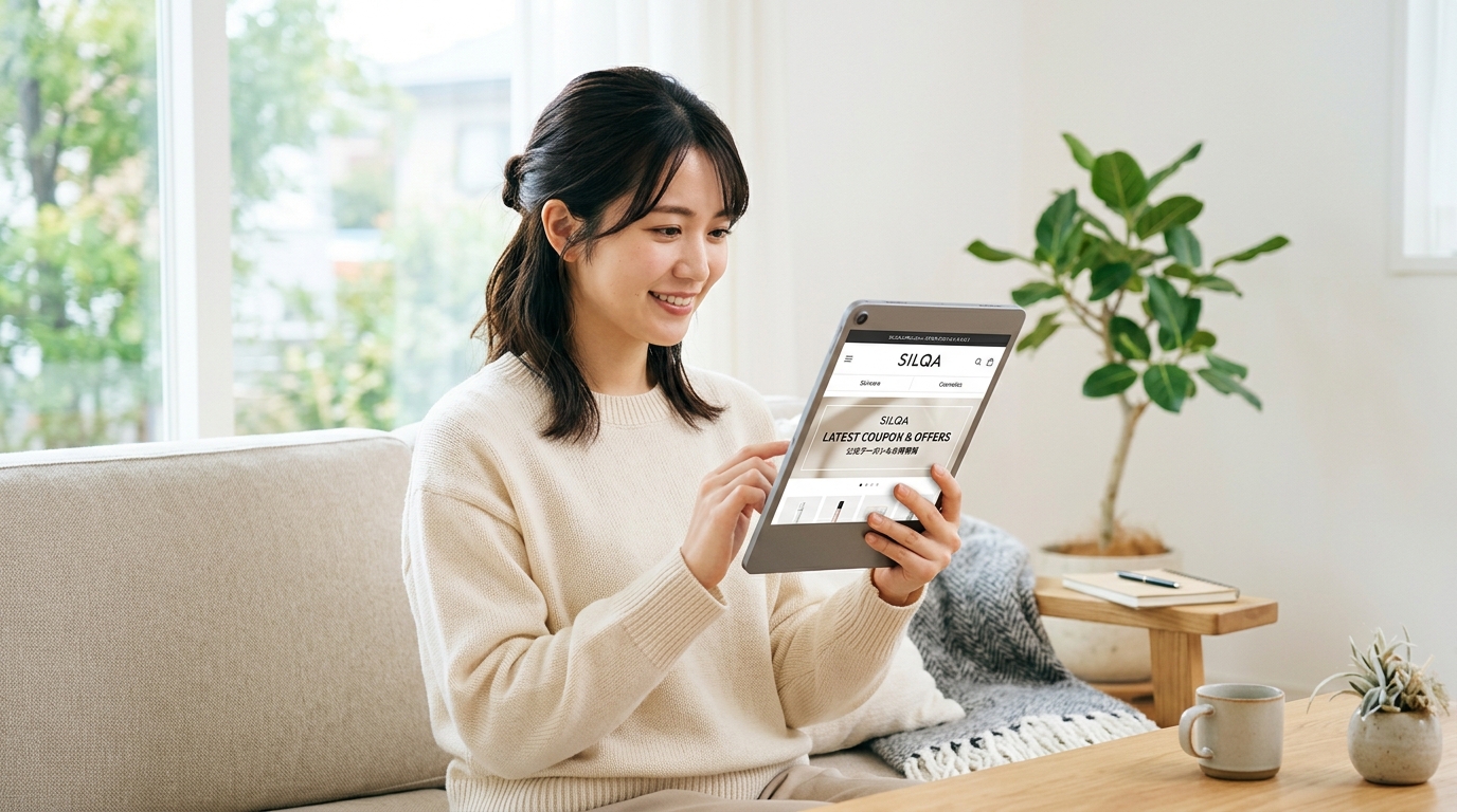 SILQA(シルクア)のクーポン情報｜入手方法と使い方を解説