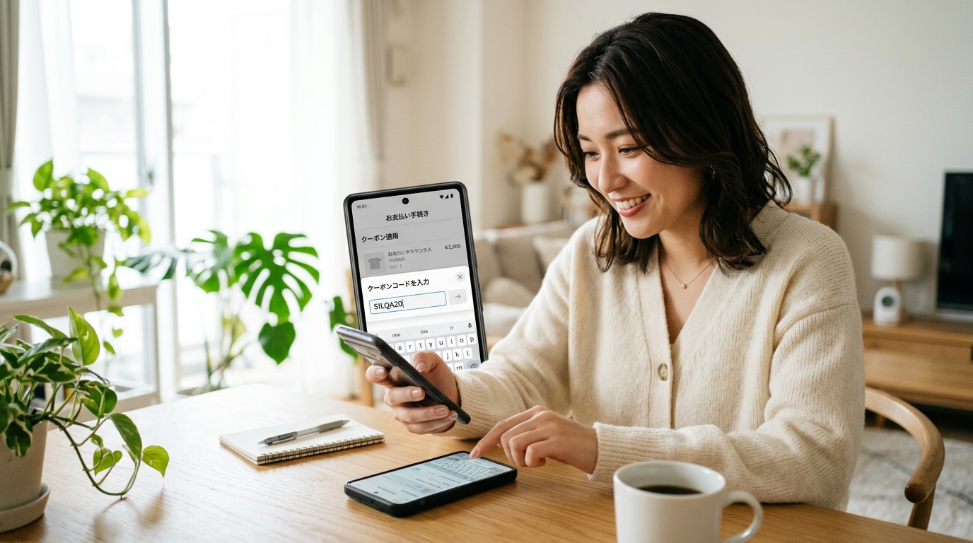 SILQA(シルクア)のクーポン情報｜入手方法と使い方を解説