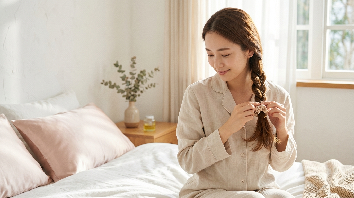 寝ている間の髪の摩擦を減らすには？髪への負担を抑えるやさしい対策
