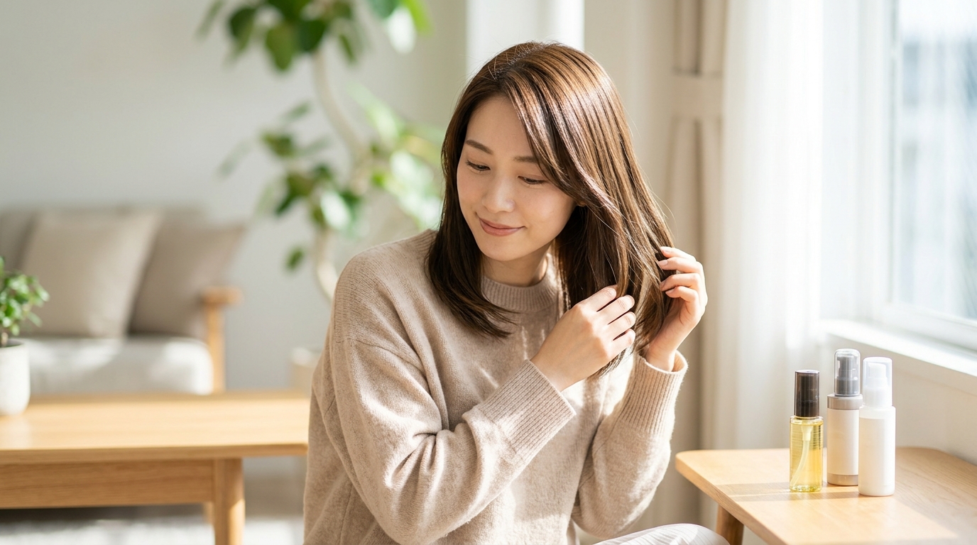 寝起きの髪がパサパサになる原因は？朝の対策と夜にできる予防法